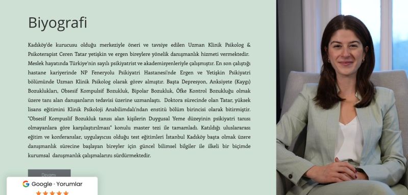 Psikolog Ceren TATAR